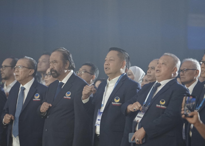 Surya Paloh Puji  Pelaksanaan  Rakernas NasDem di Makassar: Jauh Lebih Hebat dari Sebelumnya 