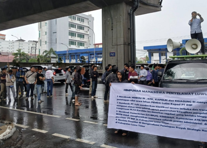 Mahasiswa Geruduk Kejati dan DPRD Sulsel, Tuntut Audit Kerja Sama Pemkab Lutim–IHIP