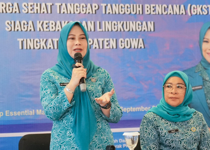 Kader PKK Gowa Dilatih Siaga Bencana