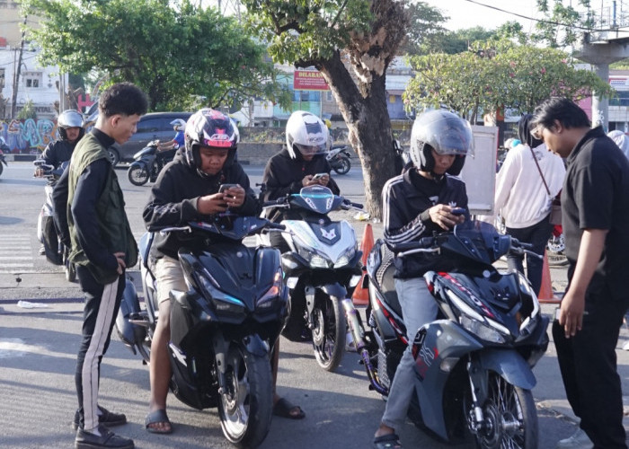 GTA Aerox Vol. 3 Jadi Ruang Ekspresi Komunitas, 300 Riders Padati City Rolling Makassar