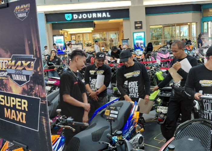 Ajang CustoMaxi Makassar 2026, Puluhan Motor Modifikasi MAXI Yamaha Beradu  Perebutkan  Hadiah Puluhan Juta 