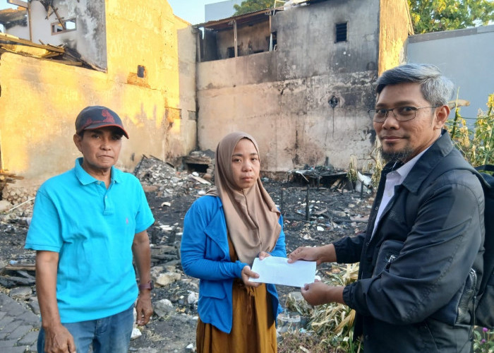 Kehilangan Tabungan untuk Pendidikan Anak, Korban Kebakaran Dibantu Pegawai Kecamatan Panakkukang