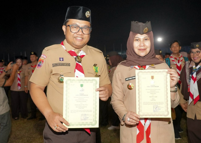 Wabup DM-Tenri Indah Terima Penghargaan Kepramukaan Tingkat Nasional di Jamnas XII