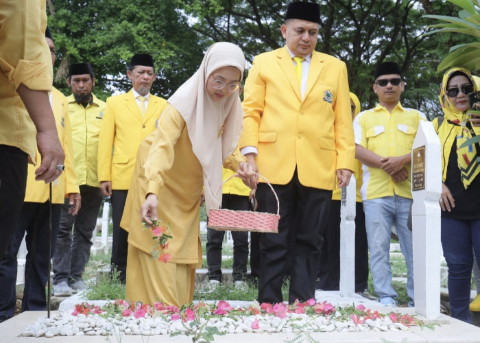 Maknai Nilai Perjuangan, Golkar Makassar Gelar Ziarah ke TMP Panaikang