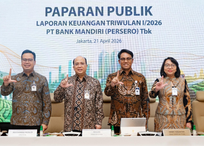 Bank Mandiri Catat Laba Bersih Rp15,4 Triliun di Kuartal I 2026, Kukuhkan Peran Mitra Strategis Pemerintah 