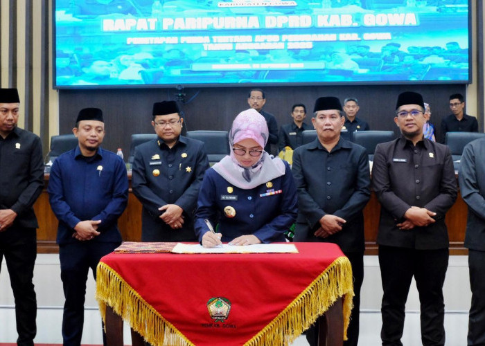 Perda Perubahan APBD Gowa 2025 Ditetapkan, Fokus Penguatan Program Daerah