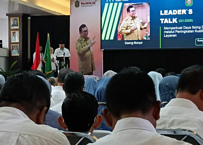 Leader's Talk Takalar: Bupati Tekankan Pelayanan Publik sebagai Kunci Daya Saing Daerah
