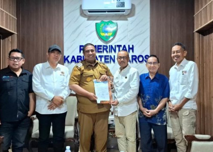 Bupati Maros Dukung Pelaksanaan Konferprov PWI Sulsel