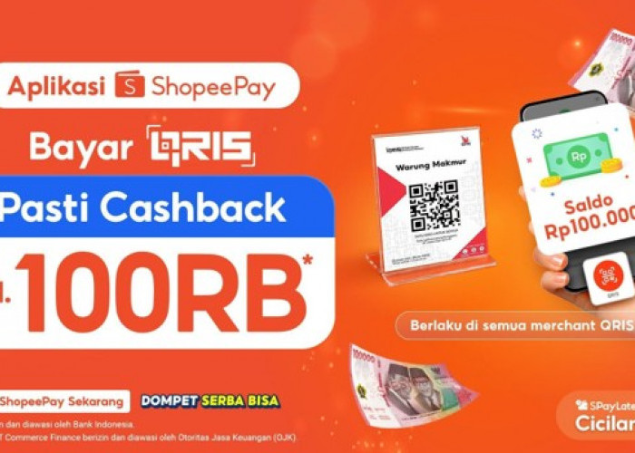 ShopeePay Dukung Adopsi QRIS Nasional, Hadirkan Pasti Cashback Saldo hingga Rp100.000 untuk Pengguna