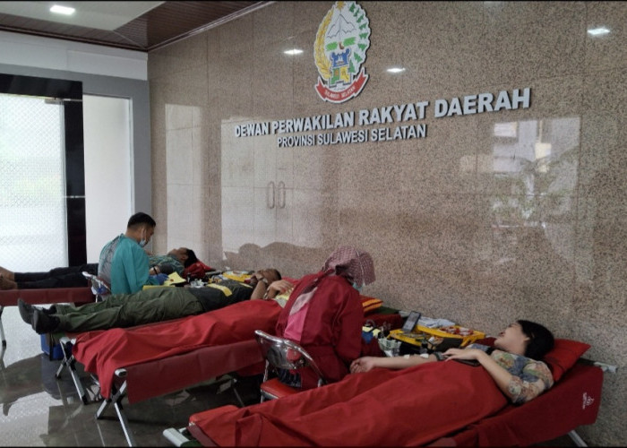 Gelar Donor Darah: Aksi Sosial DPRD Sulsel Bersama Dinas Kesehatan