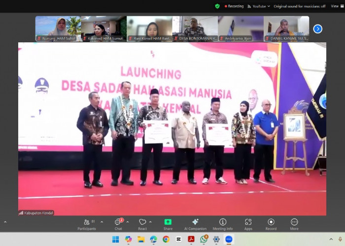 Dua Desa di Sulsel Dinobatkan sebagai Desa Sadar HAM, Daniel Rumsowek Beri Apresiasi