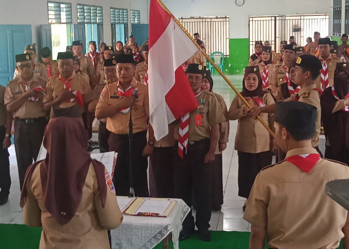 Pengurus Baru Kwarran Parangloe Resmi Dilantik, Siap Wujudkan Pramuka Lebih Baik
