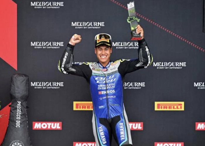 Aldi Satya Mahendra Ukir Sejarah di World Supersport Australia,  Bukti Pembinaan Mendunia Yamaha Racing Indone