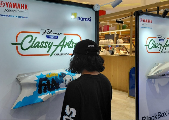 Seniman Makassar Sulap Bodi Yamaha Jadi Kanvas di Classy Artsy Challenge
