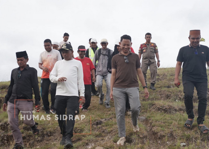 Bupati Sidrap Cek Pembangunan Infrastruktur Transmigrasi di Lagading 