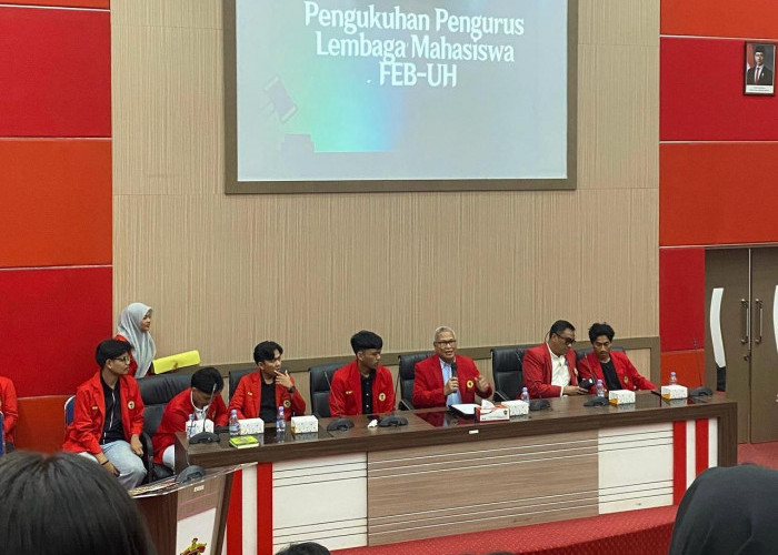 Pelantikan Bersama SEMA dan HMJ FEB-UH: Wujudkan Kabinet Progresiva untuk Mahasiswa