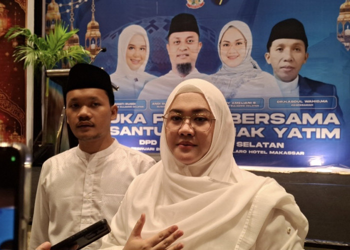 Gerindra Restui Vonny Ameliani, KNPI Sulsel Gelar Buka Puasa Bersama Anak Yatim