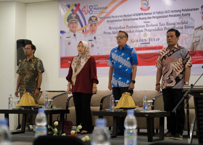 Distaru Makassar Sosialisasikan Permen ATR/BPN Tentang Pelaksanaan Pengendalian Pemanfaatan Ruang