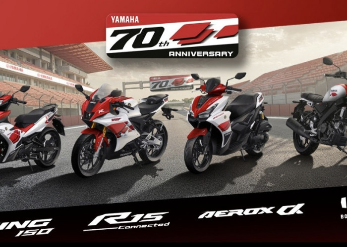 Yamaha Anniversary 70 Tahun: Livery Ikonik Edisi Spesial Akhirnya Mengaspal, Cek Harganya 