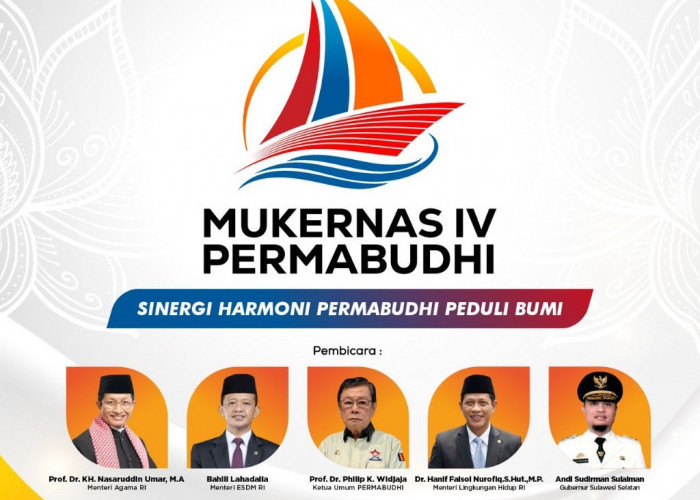 PERMABUDHI Gelar Mukernas IV di Makassar, Tegaskan Komitmen Peduli Bumi 