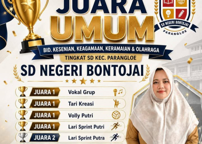 Patahkan Dominasi SDI Parang, SDN Bontojai Juara Umum Lomba HUT 81 RI