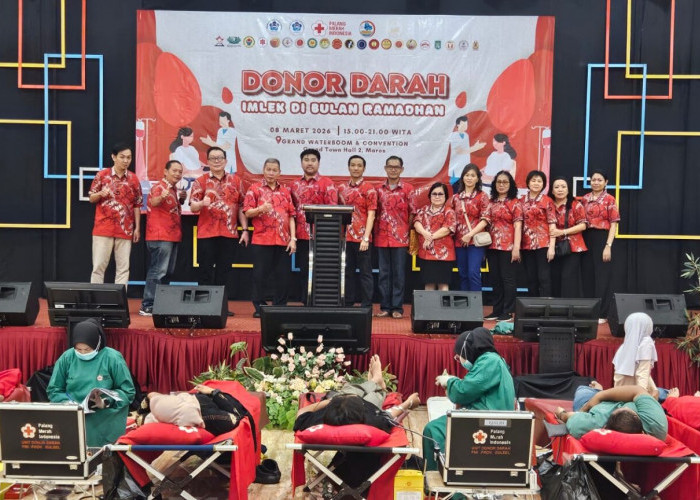 PSMTI Sulsel Gelar Donor Darah Imlek di Bulan Ramadan, 728 Kantong Darah Terkumpul