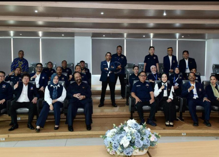 Resmikan Kantor NasDem Sulsel, Surya Paloh Harap Bisa Ditiru DPW Lain di Indonesia 