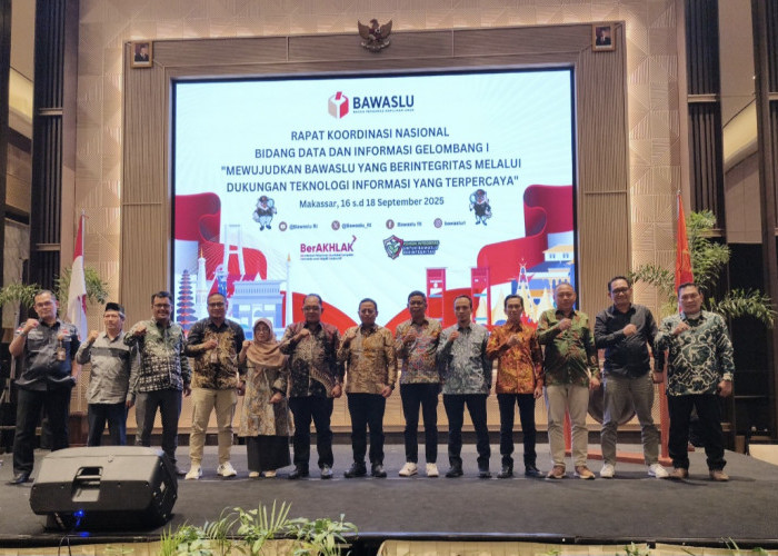 Bawaslu Gelar Rakornas Data dan Informasi di Makassar, Perkuat Pengawasan Pemilu Berbasis Teknologi