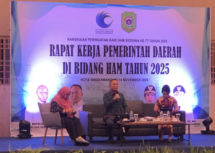 Hadiri Rapat Kerja Bidang HAM, Kakanwil KemenHAM Sulsel Ikut Dorong Penguatan Implementasi HAM di Daerah