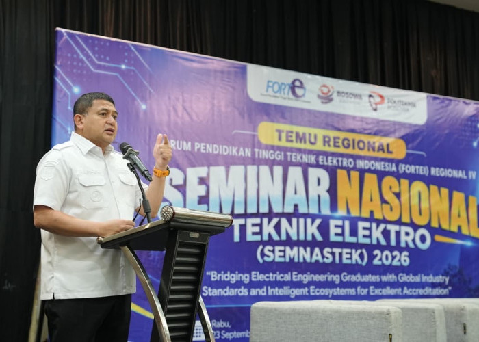Munafri Tantang Lulusan Teknik Elektro Hadirkan Teknologi Modern dan Ciptakan Lapangan Pekerjaan