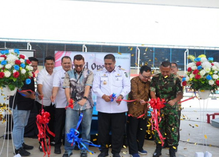 Bupati Maros Resmikan SPBU Pattene, Sudah Dilengkapi CCTV AI