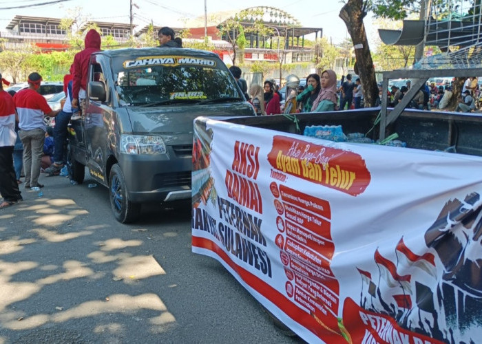 Harga Telur di Sulsel  Anjlok, Peternak  Gelar Aksi Damai dan Bagikan Telur ke Warga