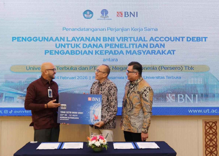 BNI dan Universitas Terbuka Perkuat Digitalisasi Dana Riset, Optimalkan Campus Financial Ecosystem