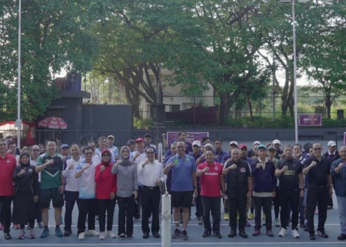 Semarak HBA ke-66,  Kejati Sulsel Gelar Turnamen Tenis Kajati Cup 2026 Ajang Pererat Sinergi Lintas Instansi