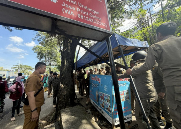 Penataan 25 Lapak PK5 di Tamalanrea Berjalan Kondusif
