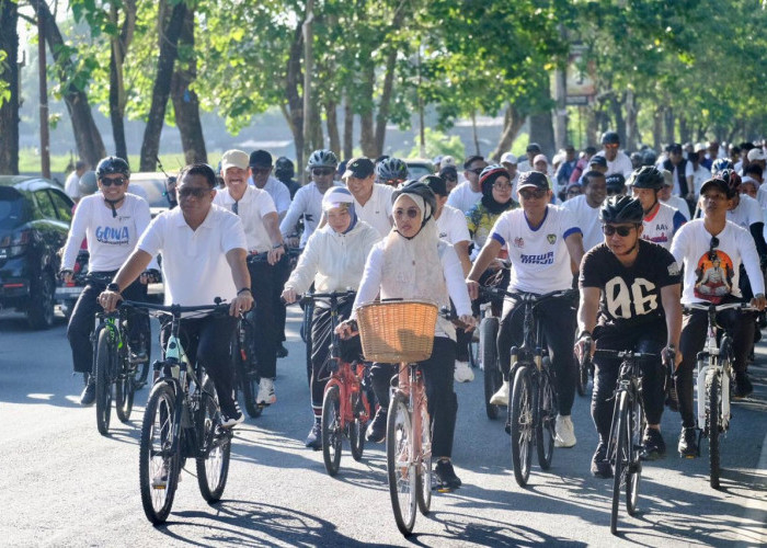 Dorong Hemat Energi, Bupati Gowa Canangkan Gerakan Ayo Bersepeda