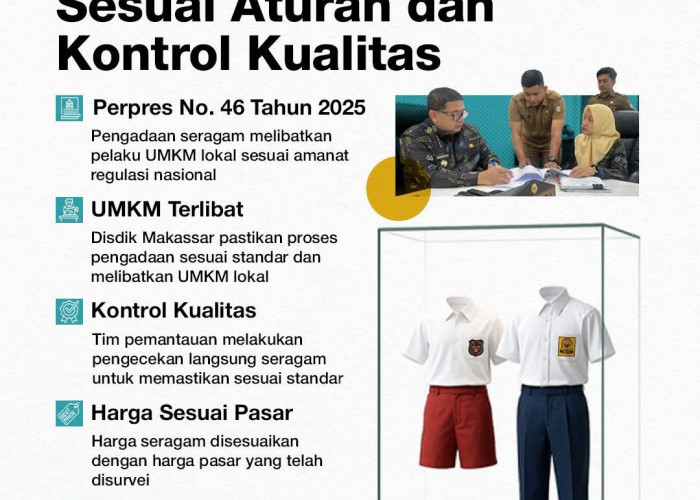 Ketua PGRI Sulsel Sebut Seragam Gratis Pemkot Makassar Ringankan Beban Masyarakat