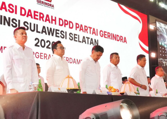 Rakorda Gerindra Sulsel, Darmawangsyah Muin Sebut Momentum Strategis Perkuat Soliditas Jelang Pemilu 2029