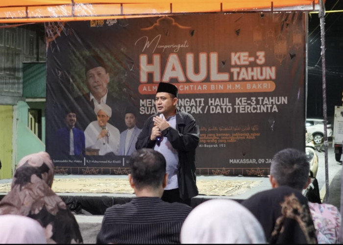 Hadiri Haul ke-3, Appi Kenang H. Bachtiar Bakri sebagai Sosok Penopang Perjalanan Politiknya