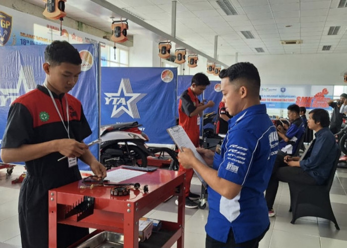 SMK Kontes Road to Yamaha Factory: 31 Sekolah Bersaing Perebutkan 15 Tiket ke Pabrik Yamaha