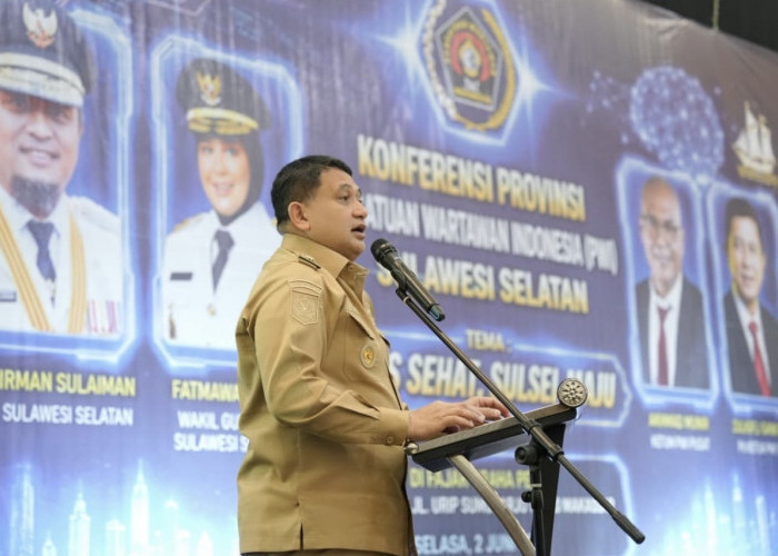 Konferensi PWI Sulsel, Appi: Pers Adalah Jembatan Informasi antara Pemerintah dan Masyarakat