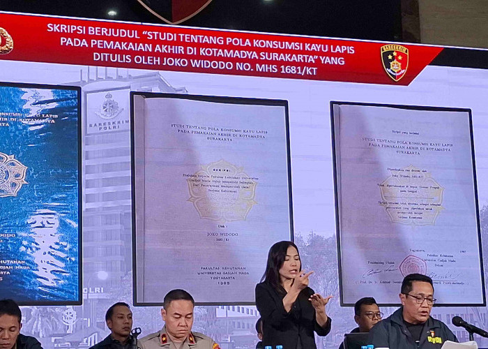 Dinyatakan Asli, Bareskrim Polri Ungkap Jenis Mesin Tik yang Digunakan untuk Skripsi Jokowi