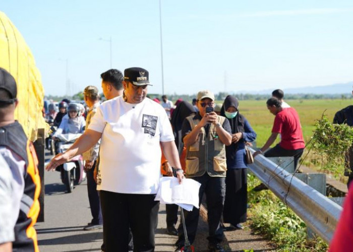 Bupati Maros Pimpin ASN Aksi Bersihkan Sampah di Jalan Mamminasata