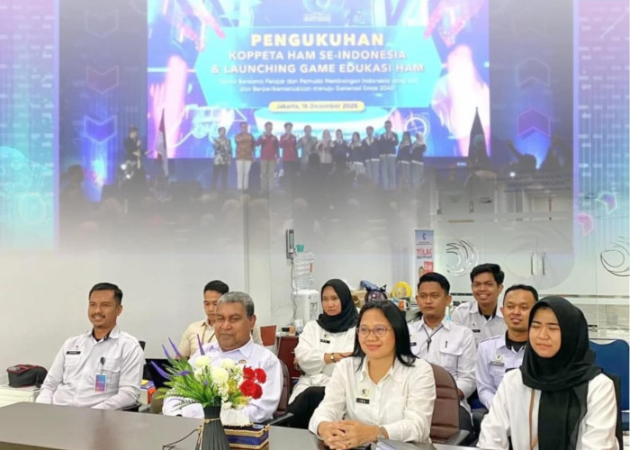 Pengukuhan KOPPETA HAM, Pelajar dan Pemuda Didorong Jadi Agen Perubahan HAM