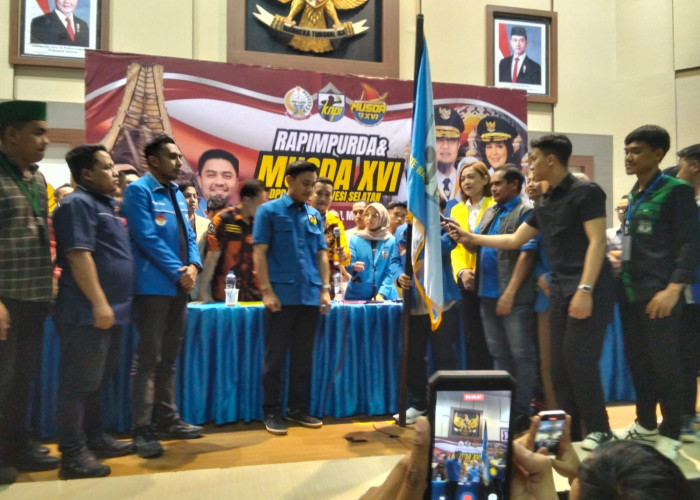 Fadel Tauphan  Ansar Terpilih Nahkodai  KNPI Sulsel