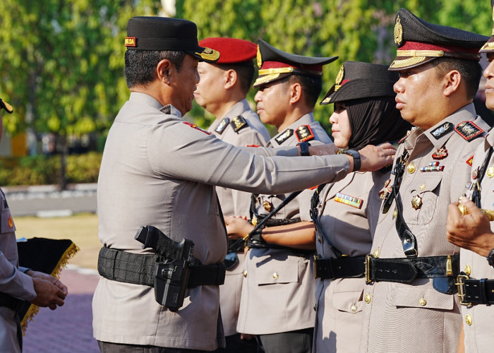 Sertijab Lima Kapolres, Kapolda Sulsel Tekankan Penguatan Kamtibmas