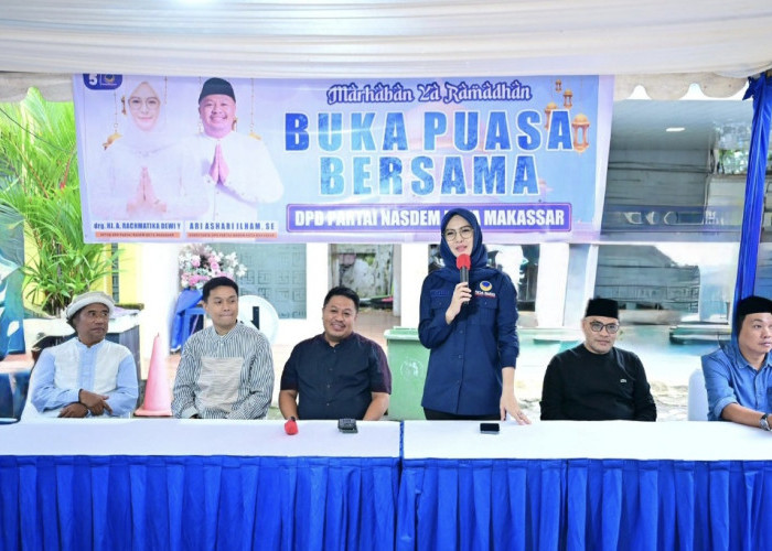 Pererat Solidaritas Kader, NasDem Makassar Gelar  Buka Puasa Bersama - Bagikan Ratusan Sembako