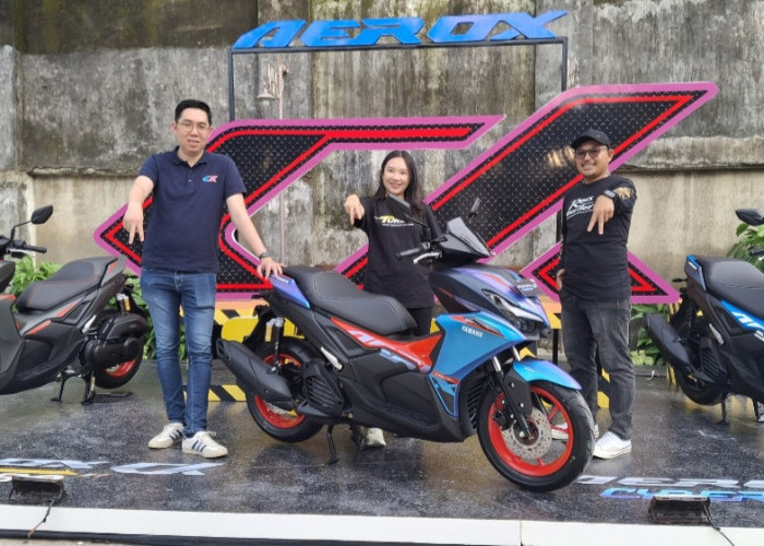 Suracojaya Abadimotor  Launcing  Yamaha Aerox Alpha Turbo