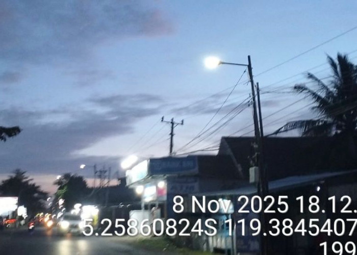 Wujudkan “Takalar Cepat Menyala”, Dishub Lakukan Perbaikan PJU di Galesong Utara