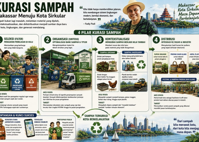 Makassar Mulai Dorong Kurasi Sampah untuk Penguatan Ekologi Kota